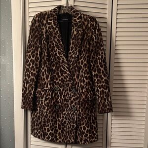 Zara Women's Animal Print Blazer